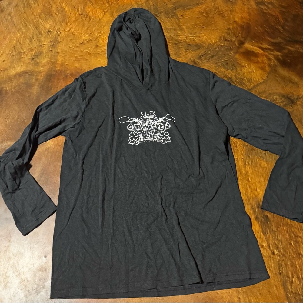 Men's‎ Black Graphic Hoodie